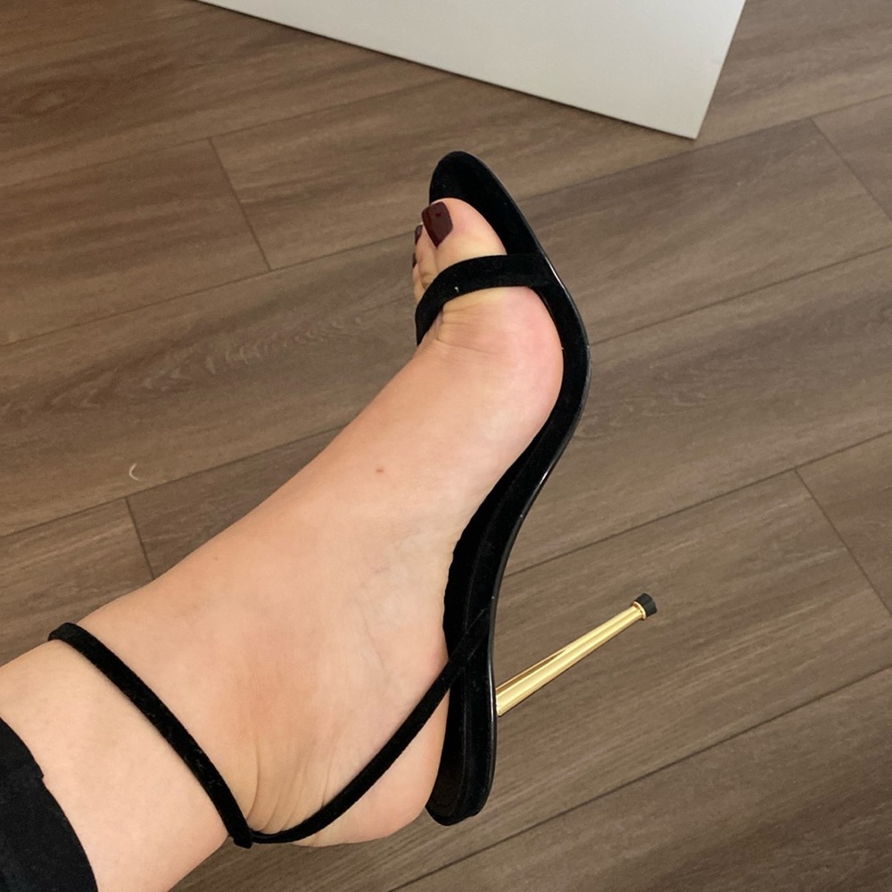 Express strappy heels